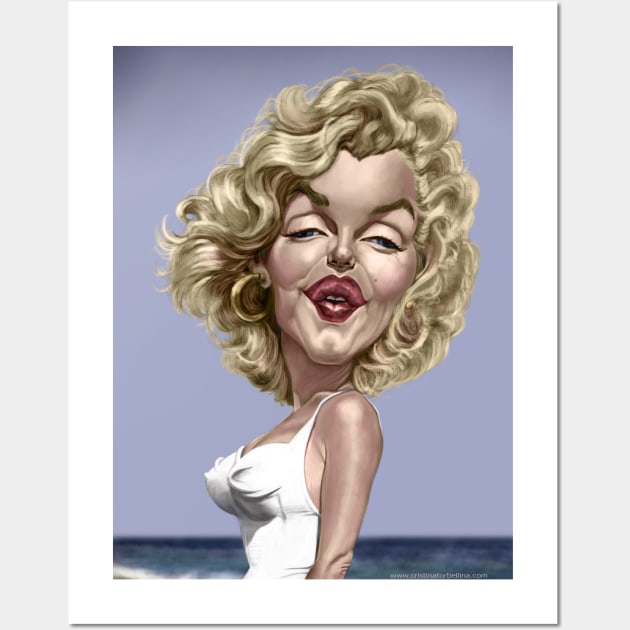 Marilyn Monroe Wall Art by cristinatorbellina